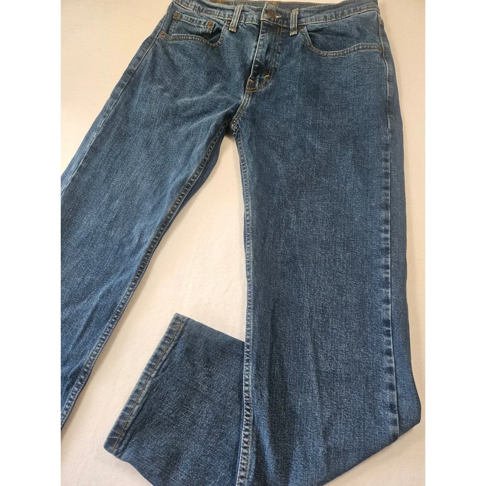 Levi's 505 Regular Fit Straight Leg Jeans -Tag Size Men's 32x32 (Actual 32x30.5)